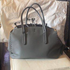 Grey Coach bag with dust bag